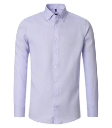 VENTI Langarmhemd Businesshemd Lila/Fliederfarben/Hellblau/Blau