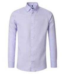 VENTI Langarmhemd Businesshemd Lila/Fliederfarben/Hellblau/Blau