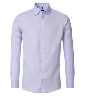 VENTI Langarmhemd Businesshemd Lila/Fliederfarben/Hellblau/Blau