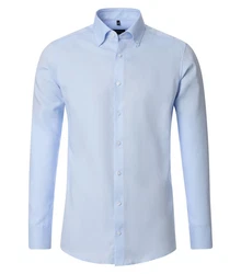 VENTI Langarmhemd Businesshemd Hellblau/Blau