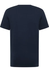 MUSTANG Kurzarmshirt Style Austin Dunkelblau