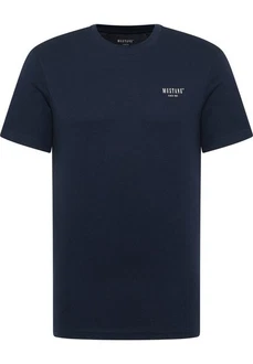 MUSTANG Kurzarmshirt Style Austin Dunkelblau