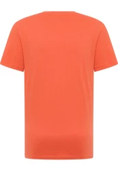 MUSTANG Kurzarmshirt Style Austin Orange/Rot