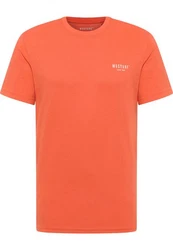 MUSTANG Kurzarmshirt Style Austin Orange/Rot