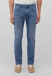 Mavi Straight Jeans Style MARCUS Blau/Creme/Hellblau/Weiß