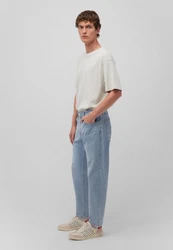 Mavi Loose-fit Jeans LONDON Loose Tapered Jeans Hellblau/Creme