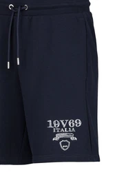 19V69 ITALIA Shorts SERGIO SHATTERED Dunkelblau/Blau