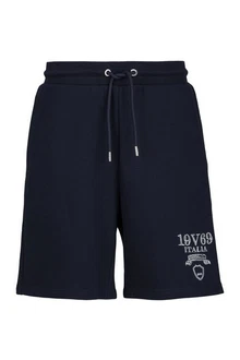 19V69 ITALIA Shorts SERGIO SHATTERED Dunkelblau/Blau