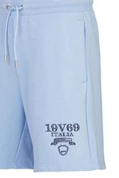 19V69 ITALIA Shorts SERGIO SHATTERED Hellblau/Blau