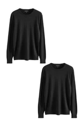 Rundhalspullover 2er-Pack Rundhals-Pullover mit weicher Haptik (2-tlg)
