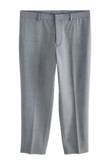 Next Anzughose Motion Flex Slim Fit Grau/Hellgrau