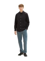 TOM TAILOR Hemd schwarz