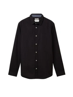 TOM TAILOR Hemd schwarz