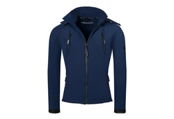 PAULGOS Softshelljacke Herren Outdoor Funktionsjacke Dunkelblau