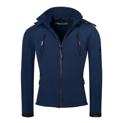 PAULGOS Softshelljacke Herren Outdoor Funktionsjacke Dunkelblau
