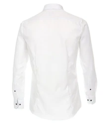 VENTI CASAMODA Hemd Weiß/Creme/Dunkelblau/Grau