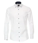 VENTI CASAMODA Hemd Weiß/Creme/Dunkelblau/Grau