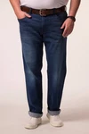 Men Plus Cargohose Jeans Denim Bauchfit Regular Fit 5-Pocket Blau/Dunkelblau/Hellblau