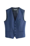 Next Anzugweste Motionflex Regular Fit Stretch Dunkelblau/Blau/Hellblau