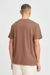 !Solid T-Shirt SDOWENS mit Print Braun/Khaki/Beige