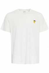 !Solid T-Shirt SDOWENS mit Print Grau/Gelb/Weiß/Creme