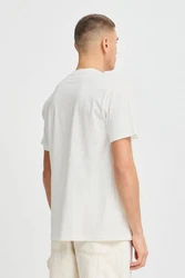!Solid T-Shirt SDOWENS mit Print Grau/Gelb/Weiß/Creme