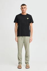 !Solid T-Shirt SDOWENS mit Print Schwarz/Grün