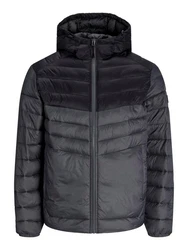 JACK & JONES Jacke 'JJESprint' Grau/Schwarz/Dunkelgrau