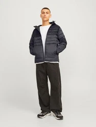 JACK & JONES Jacke 'JJESprint' Grau/Schwarz/Dunkelgrau