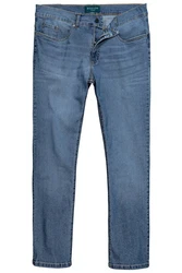 Boston Park 5-Pocket Jeans Lightweight Jeans Bauchfit Blau/Hellblau