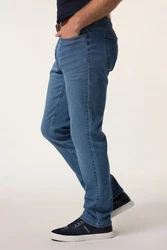 Boston Park 5-Pocket Jeans Lightweight Jeans Bauchfit Blau/Hellblau