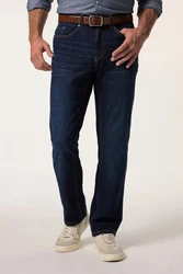 Boston Park 5-Pocket Jeans Lightweight Jeans Bauchfit Blau/Dunkelblau