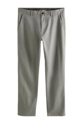 Next Chinohose Straight Fit Khaki/Hellgrau/Dunkelgrün