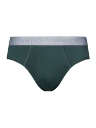 Hanro Slip Cotton Essentials Dunkelgrün/Dunkelblau/Grün