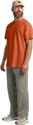 Jack Wolfskin T-Shirt ESSENTIAL T Orange/Braun