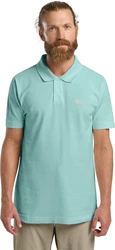 Jack Wolfskin Poloshirt ESSENTIAL POLO Grün/Türkis/Hellblau