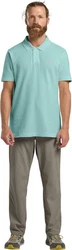 Jack Wolfskin Poloshirt ESSENTIAL POLO Grün/Türkis/Hellblau