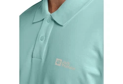 Jack Wolfskin Poloshirt ESSENTIAL POLO Grün/Türkis/Hellblau