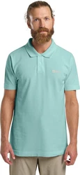 Jack Wolfskin Poloshirt ESSENTIAL POLO Grün/Türkis/Hellblau