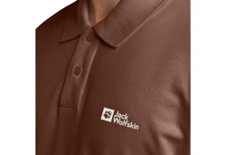 Jack Wolfskin Poloshirt ESSENTIAL POLO Braun/Dunkelbraun