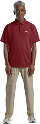 Jack Wolfskin Poloshirt DELGAMI POLO Dunkelrot/Rot