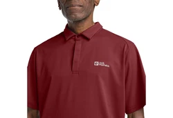 Jack Wolfskin Poloshirt DELGAMI POLO Dunkelrot/Rot