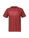 LERROS T-Shirt Strukturqualitt Rot/Braun/Dunkelrot