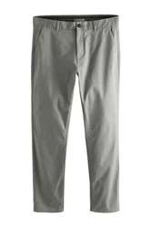 Next Chinohose Slim Fit Khaki/Hellgrau