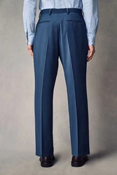 Next Anzughose Motion Flex Slim Fit Dunkelblau/Blau/Hellblau