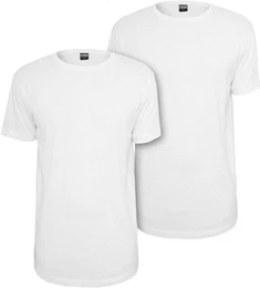 Rundhalsshirt Shaped Long Tee 2-Pack T-Shirt Herren