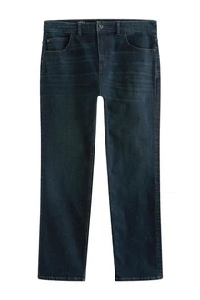 Next Straight Jeans Classic Straight Fit Jeans mit Stretch Hellblau/Blau/Dunkelblau