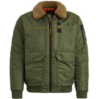 PME LEGEND Outdoorjacke Fliegerjacke Bomberjacke Dunkelgrün