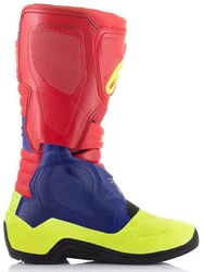 Alpinestars Tech 3 Motocross Stiefel Grün/Mischfarben/Rot/Blau
