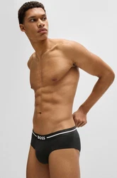 BOSS Slip Hipster HipBr Bold schwarz/wei